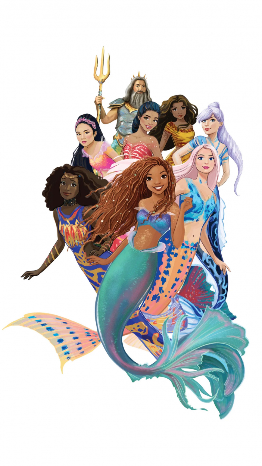 The Little Mermaid official art wallpaper