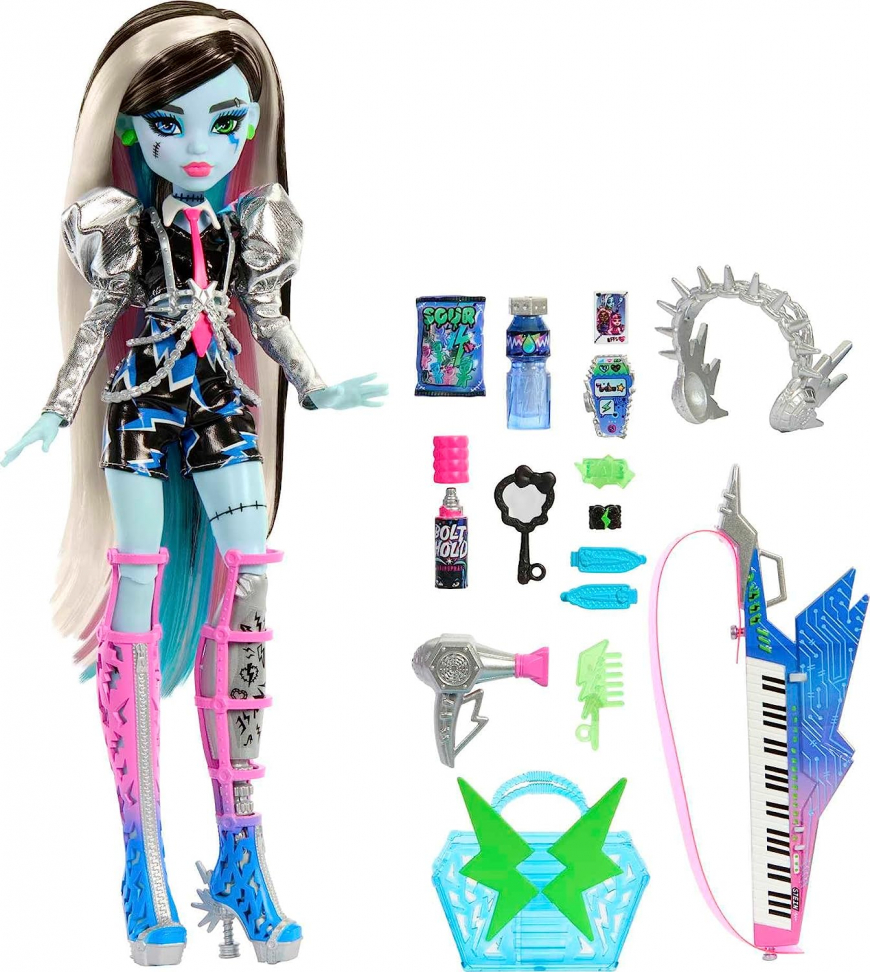 Monster High Amped Up Frankie Stein doll