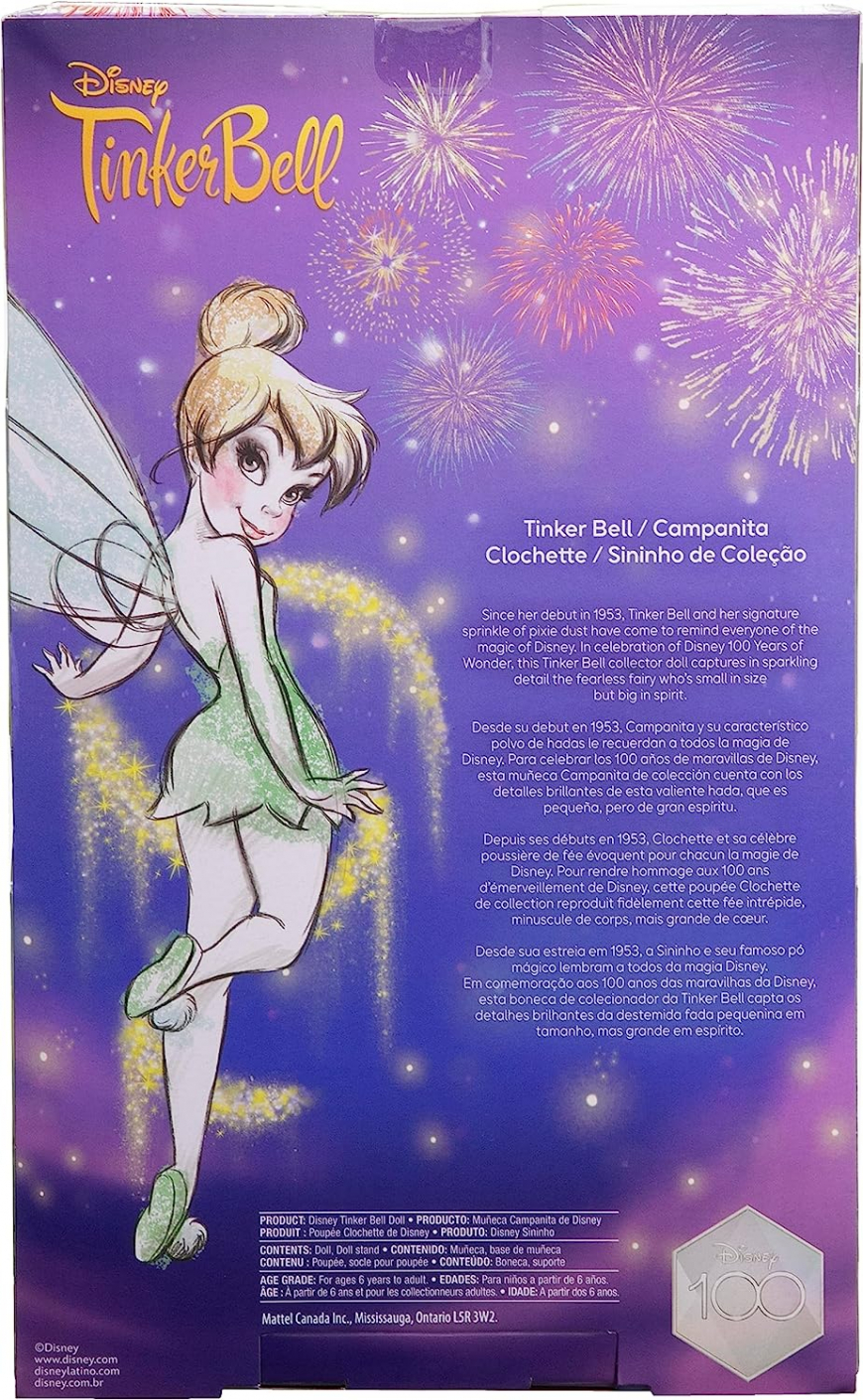 Disney 100 Tinker Bell Collector doll from Mattel
