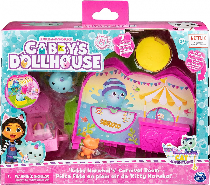Gabby's Dollhouse Kitty Narwhal’s Carnival Room