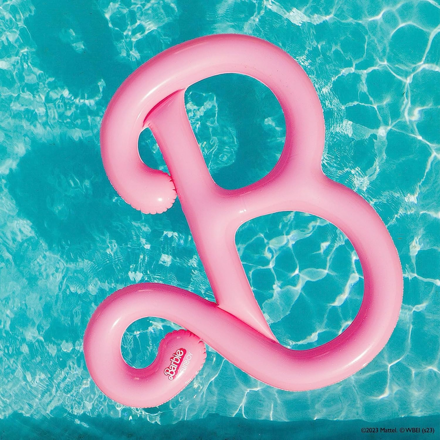 FUNBOY x Barbie movie Iconic Barbie “B” Pool Float