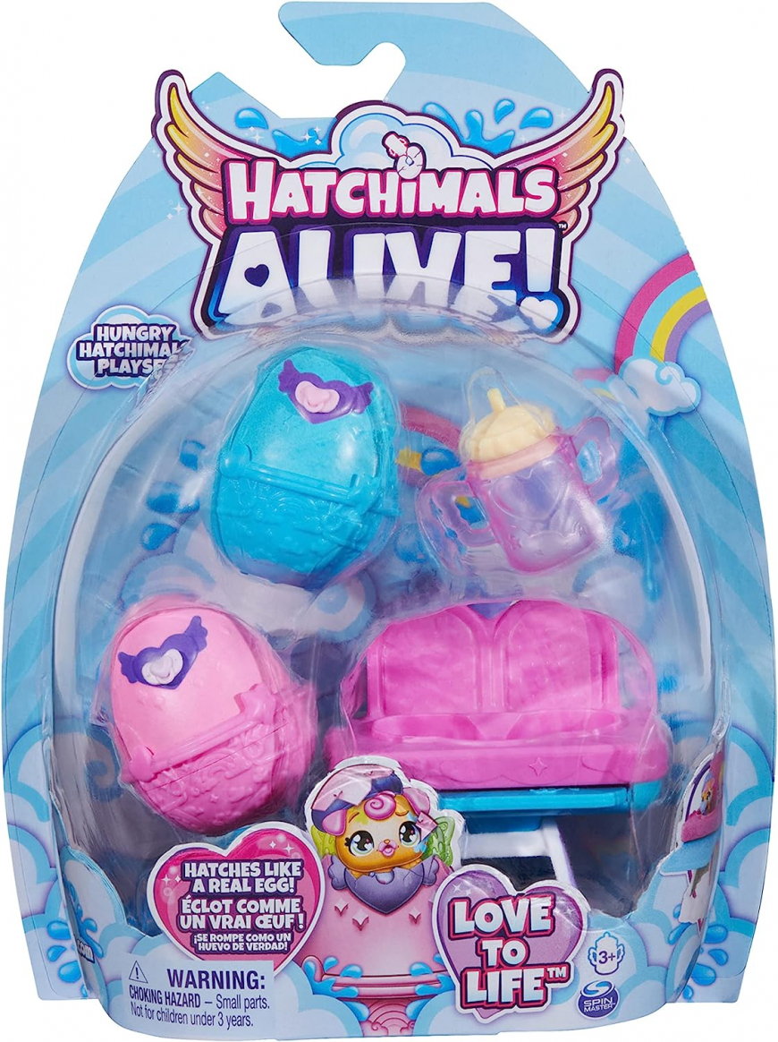 Hatchimals Alive Love to Life Hungry Hatchimals playset