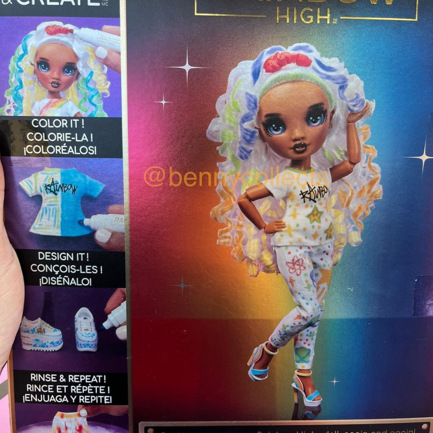 Rainbow High Color and Create doll