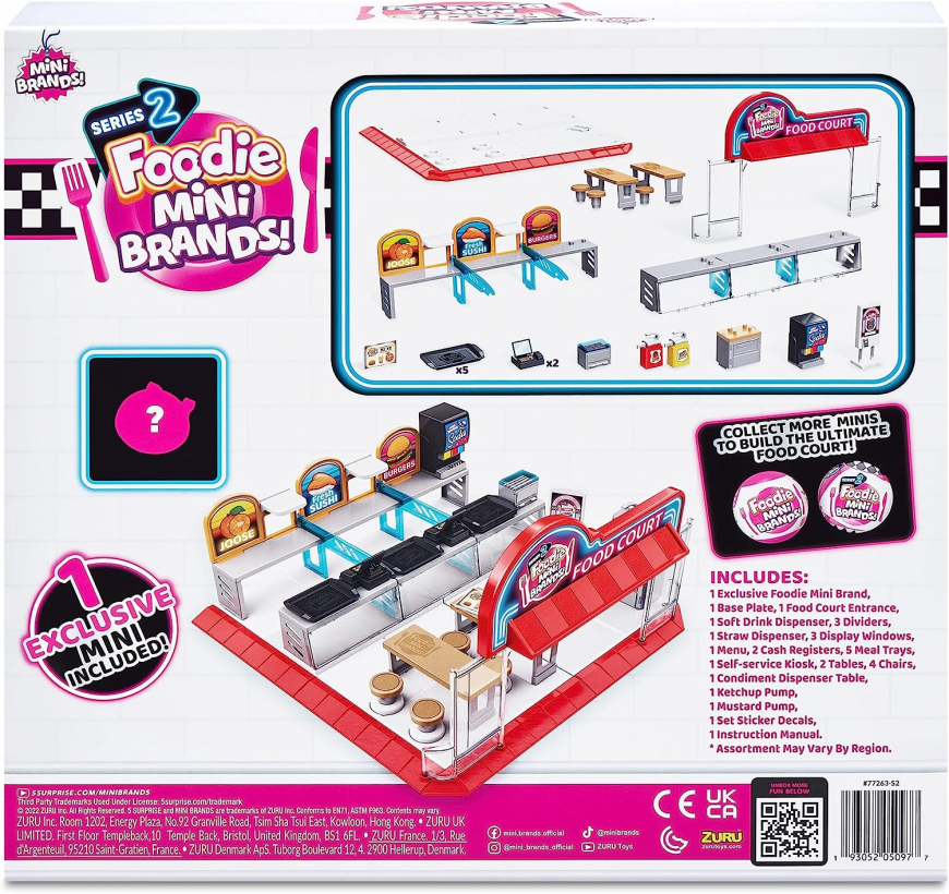 Mini Brands Foodie Series 2 Food Court Playset