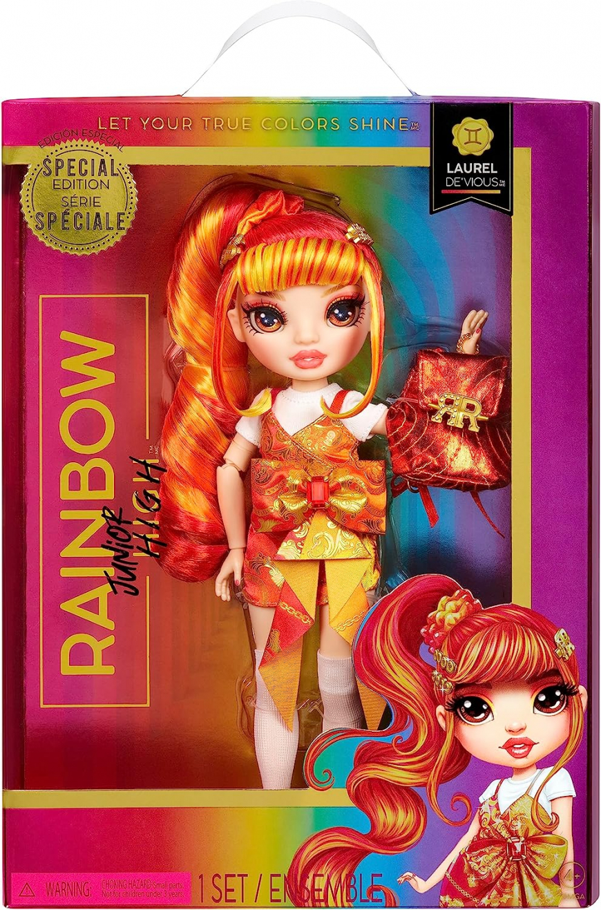 Rainbow High Junior High series 3 Laurel Devious doll