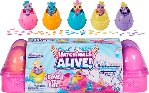 Hatchimals Alive Love to Life collection 2023 with self-hatching egg