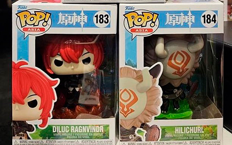 New Genshin Impact Funko Pop Diluc, Keqing and Hilichurl figures