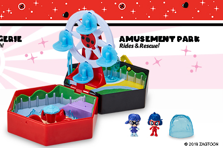 Miraculous Amusement Park Miracle Box Playset