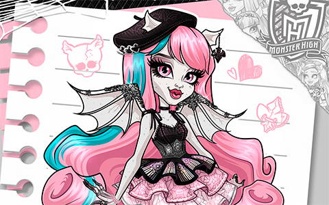 Monster High fanart and redesign from Domocca