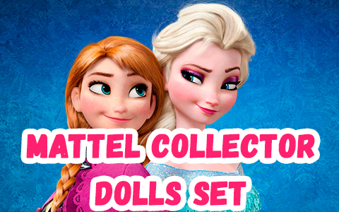Disney Collector Frozen 10th Anniversary Elsa and Anna dolls 2 pack set from Mattel