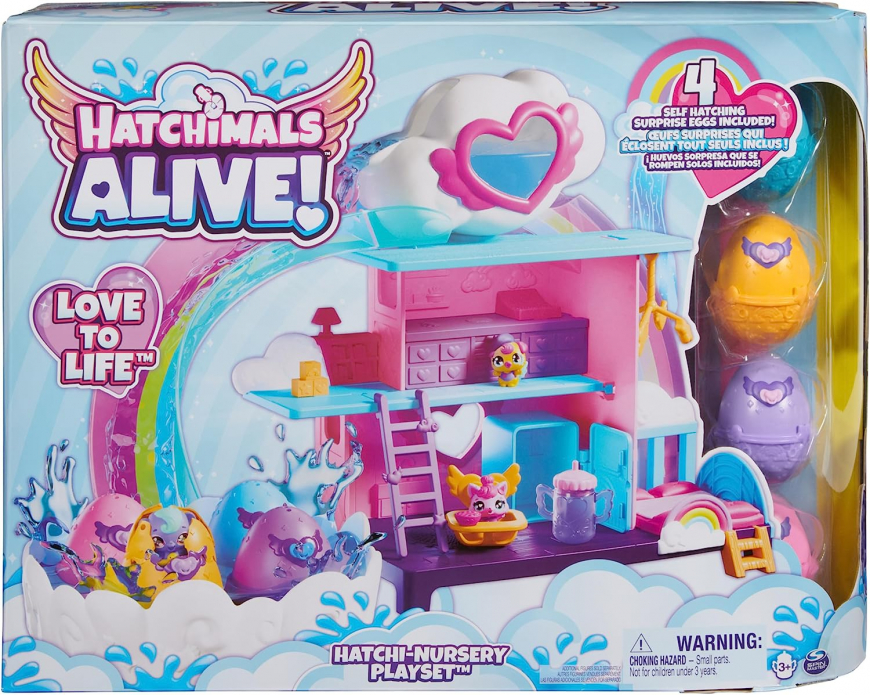 Hatchimals Alive Love to Life Hatchi-Nursery Playset