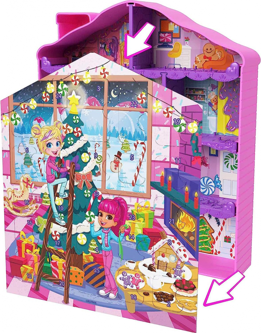 Polly Pocket Advent Calendar 2023 Gingerbread House