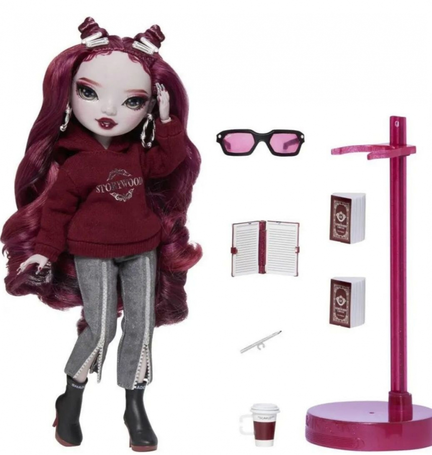 Shadow High series 3 dolls: Berrie Skies, Pinkie James, Rosie Redwood