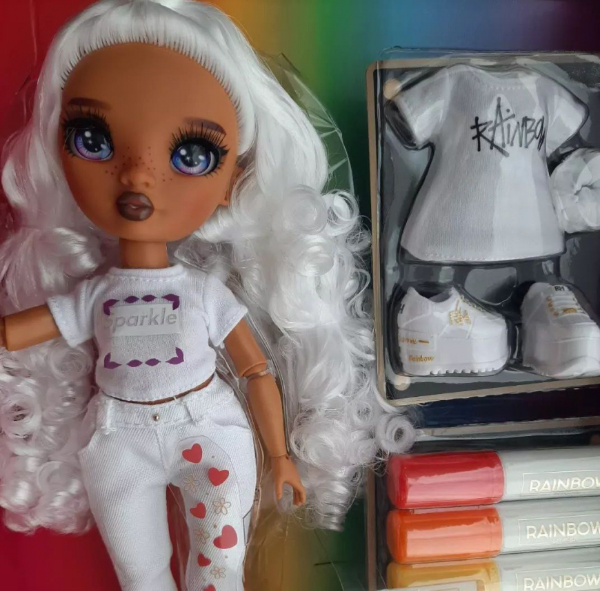 Rainbow High Color and Create Custom Dolls in real life photos