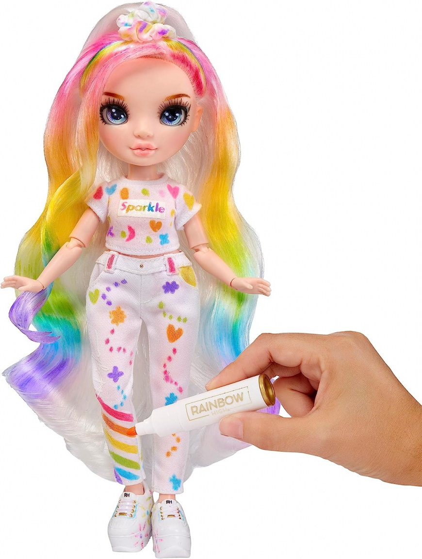 Rainbow High Color and Create Custom Doll Blue eyes
