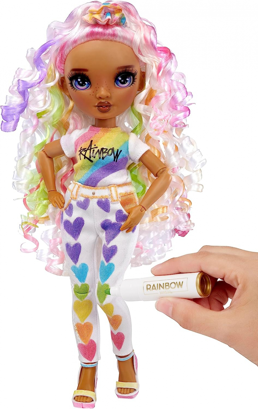 Rainbow High Color and Create Custom Doll Purple eyes