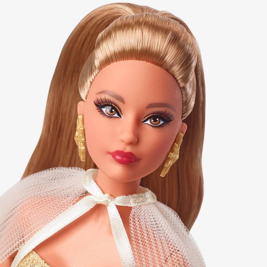 Barbie Signature Holiday Barbie 2023 golden blonde hair doll ( Karl  sculpt)