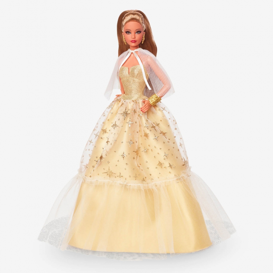 Barbie Signature Holiday Barbie 2023 golden blonde hair doll ( Karl  sculpt)