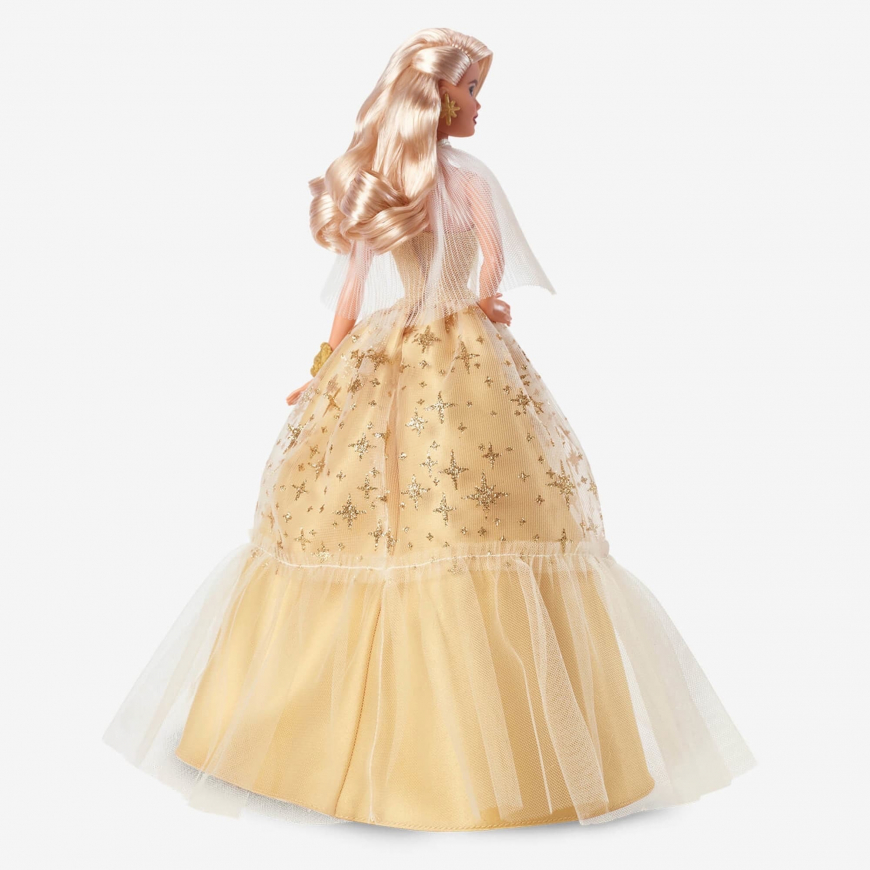 Barbie Signature Holiday Barbie 2023 blonde doll HJX08