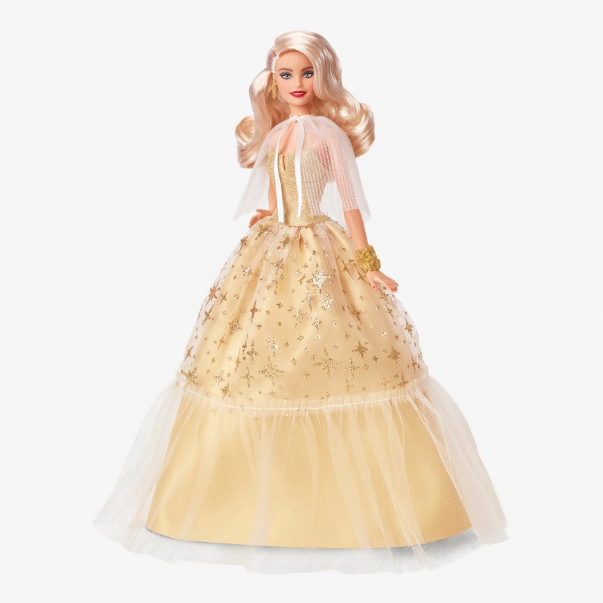 Barbie Signature Holiday Barbie 2023 blonde doll HJX08