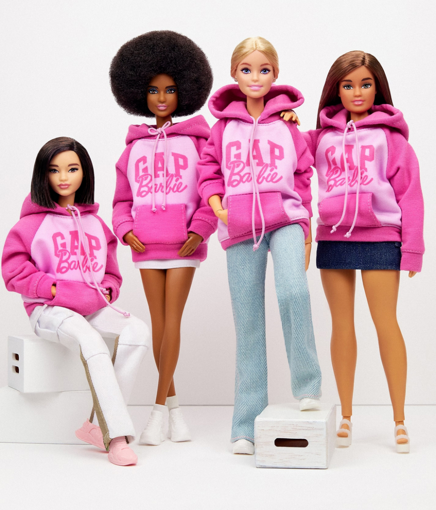 GAP x BArbie Doll Hoodie