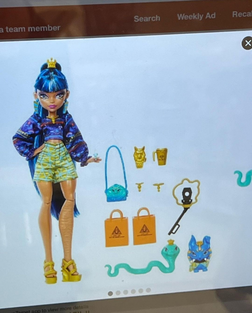 Monster High Faboolous Pets Cleo doll