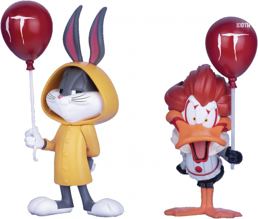 Looney Tunes and IT Beast Kingdom Warner Bros. 100th Anniversary figures Bugs Bunny Daffy Duck Pennywise