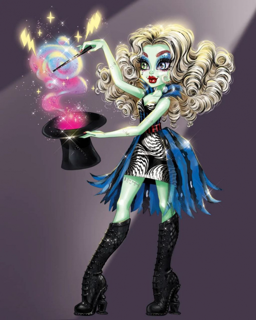 Monster High Freak Du Chic new pictures with official art