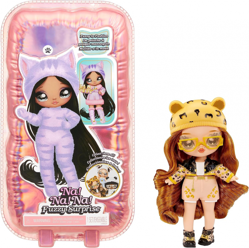 Na Na Na Surprise Fuzzy Surprise Jaguar girl doll