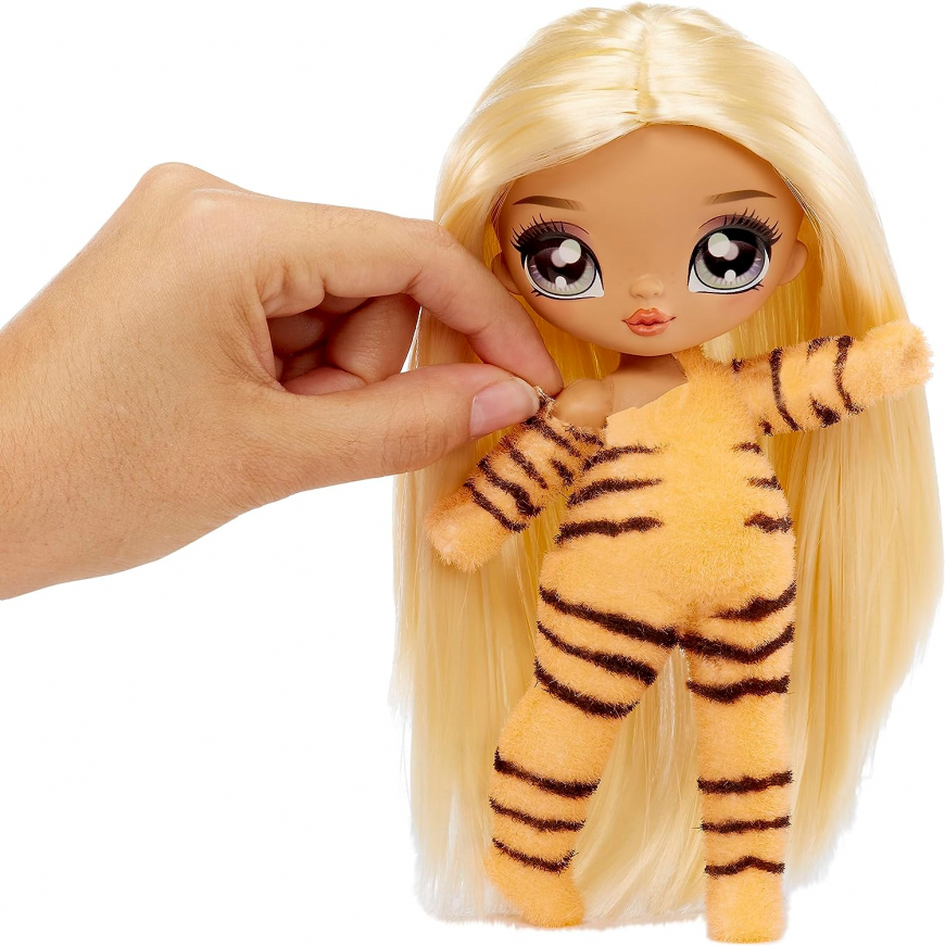 Na Na Na Surprise Fuzzy Surprise Tiger girl doll