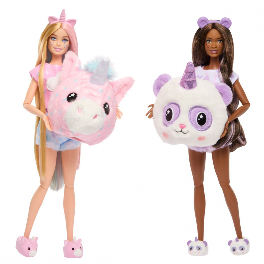 Barbie Cutie Reveal Slumber Party doll set