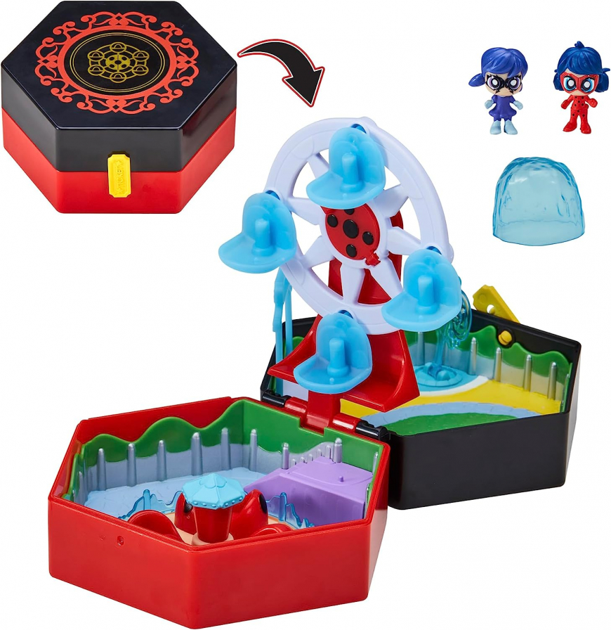 Miraculous Chibi Amusement Park Miracle Box Playset