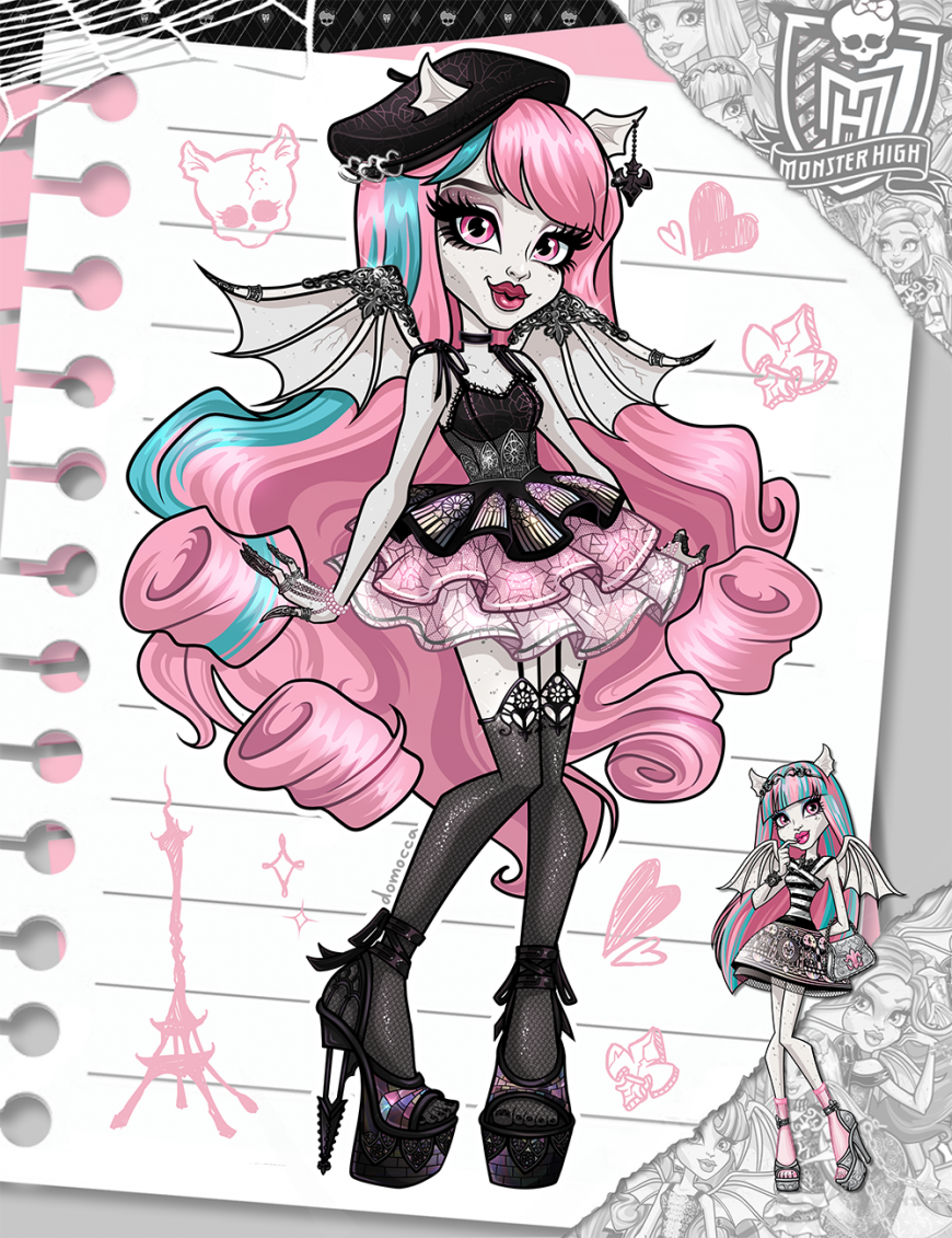 Monster High fanart and redesign from Domocca pictures