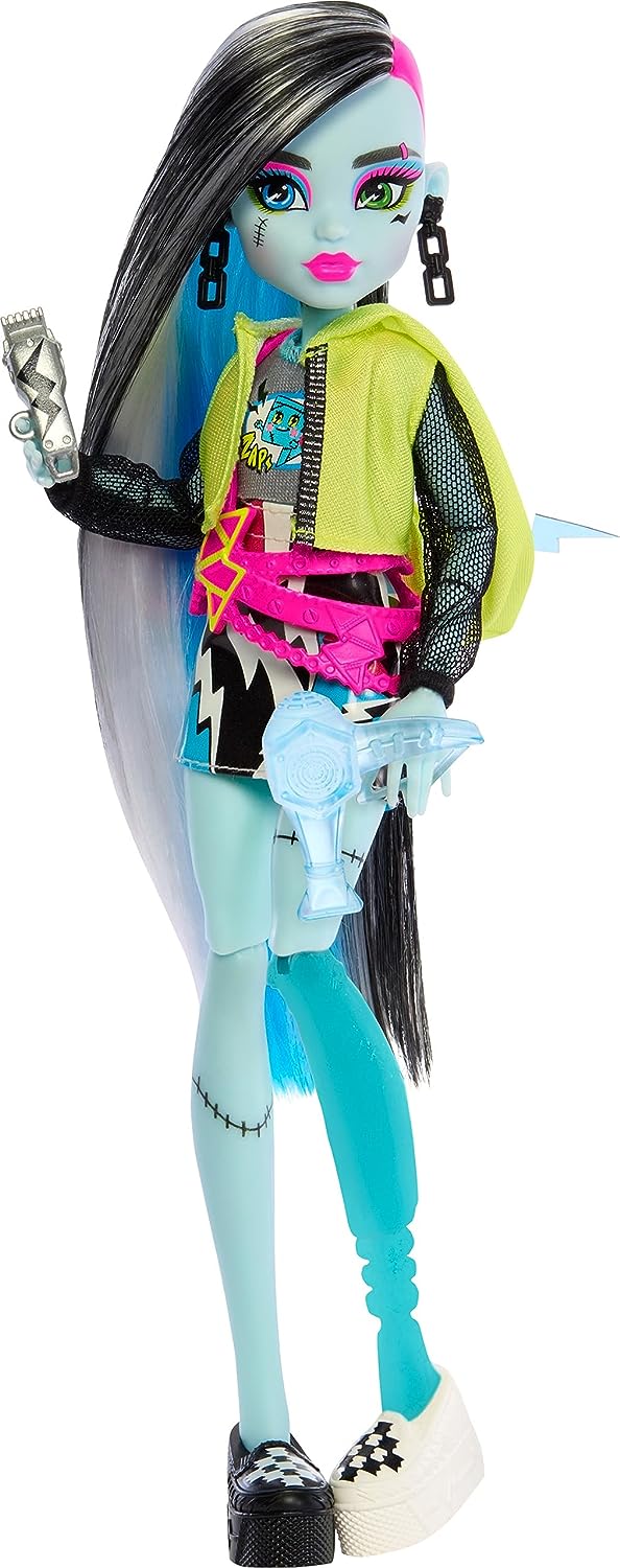 Monster High Skulltimates Secrets Neon Frights series 3 Frankie Stein doll