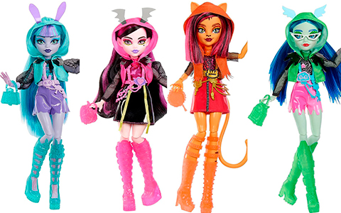 Monster High Skulltimate Secrets Neon Frights series 3 dolls