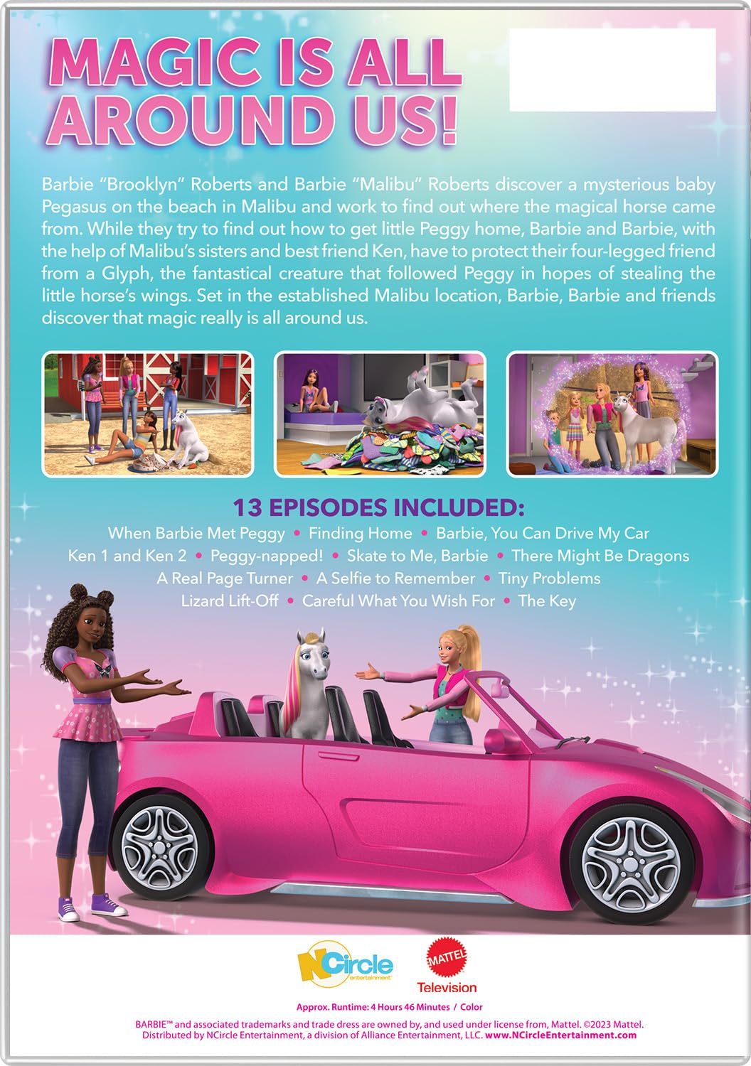 Barbie magic car top