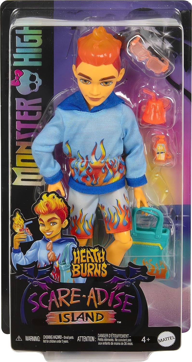 Monster High Scare-adice Island Heath Burns doll