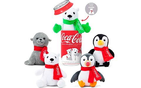 Coca-Cola Pop Cans Collectible plush toys series 1