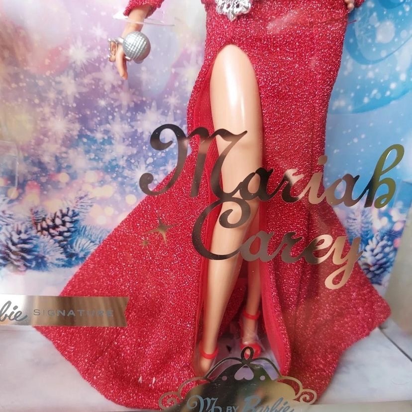 Mariah Carey X Barbie Holiday Doll out of the box photo