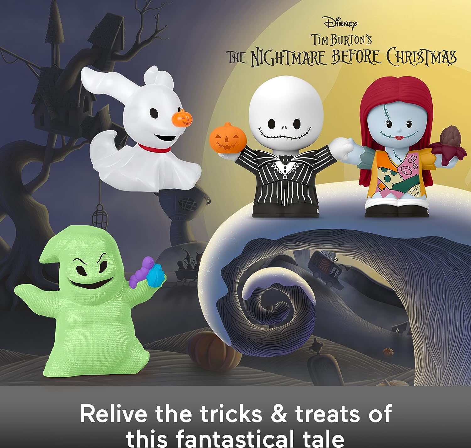 Mattel Shows Off Two Disney Halloween-Themed Little People Collector Sets