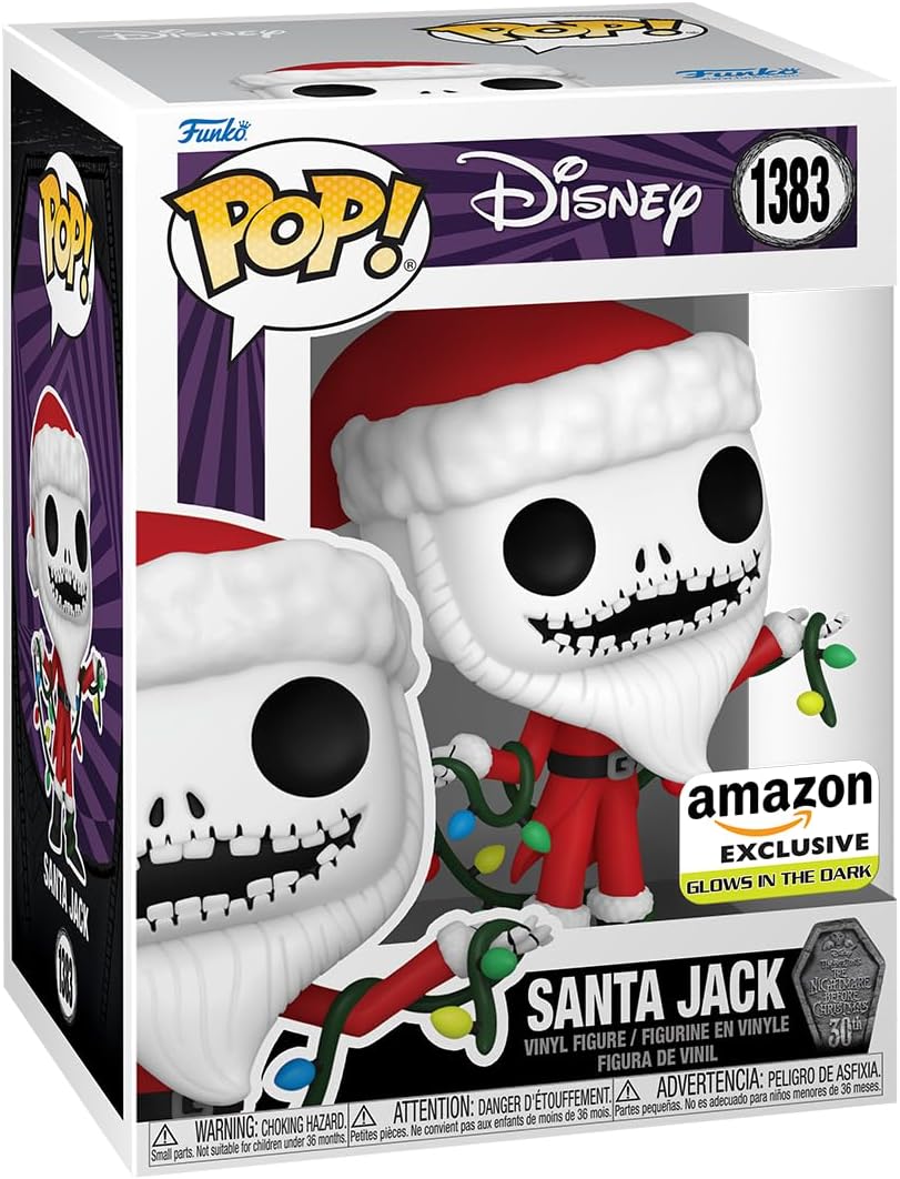 Funko Pop The Nightmare Before Christmas 30th Anniversary Santa Jack