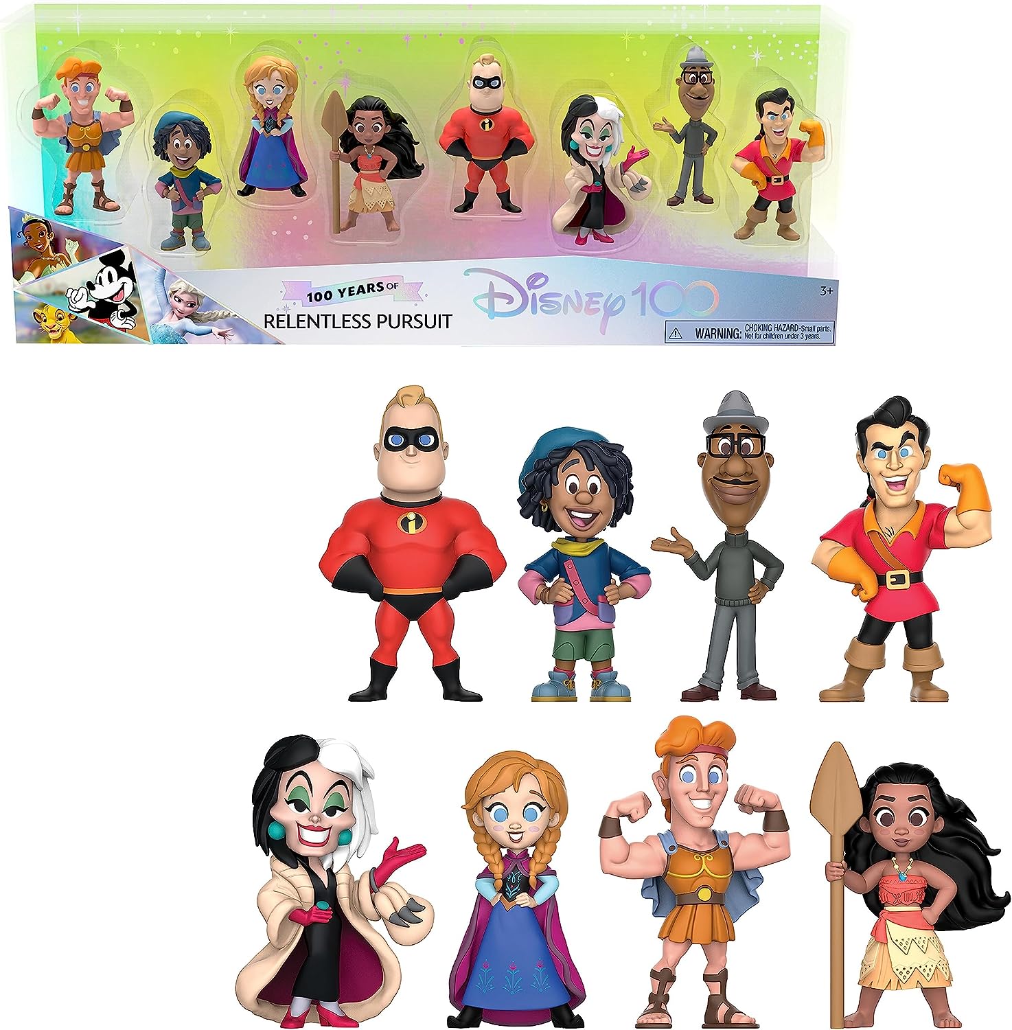 Disney100 Celebration Collection 8-Piece Figure Packs from Just