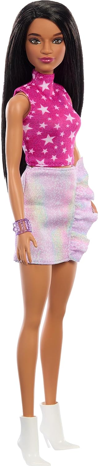 Barbie Fashionistas Doll 2023  Rock Pink and Metallic HRH13