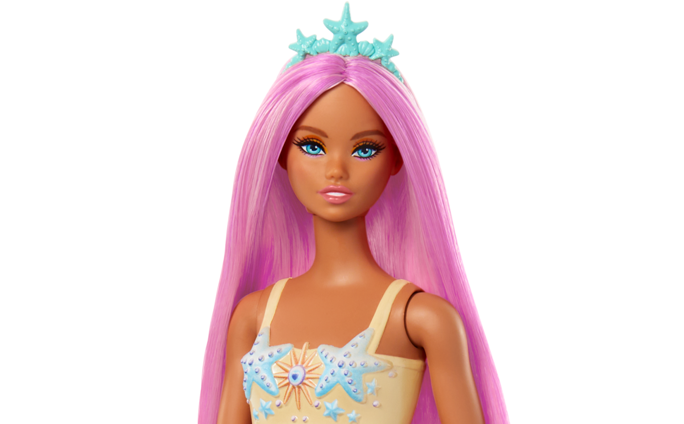 Barbie Dreamtopia Mermaid Doll, Blue Hair - wide 5
