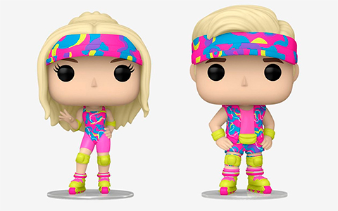 Funko Pop Barbie Movie Skating Barbie and Ken figures 2 pack