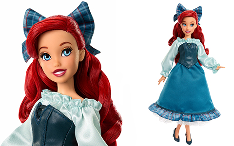 Mattel Disney Princess Retro Ariel doll in Blue dress
