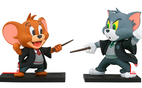 Tom and Jerry Warner Bros 100th Harry Potter style figures