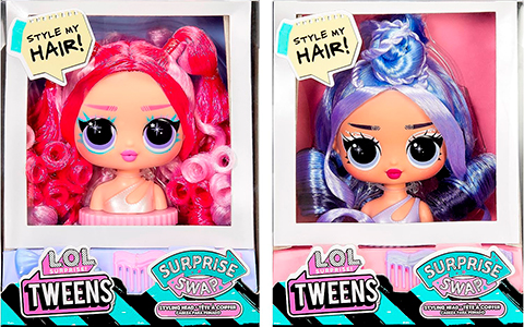 LOL Surprise Tweens Surprise Swap dolls with replaceable heads