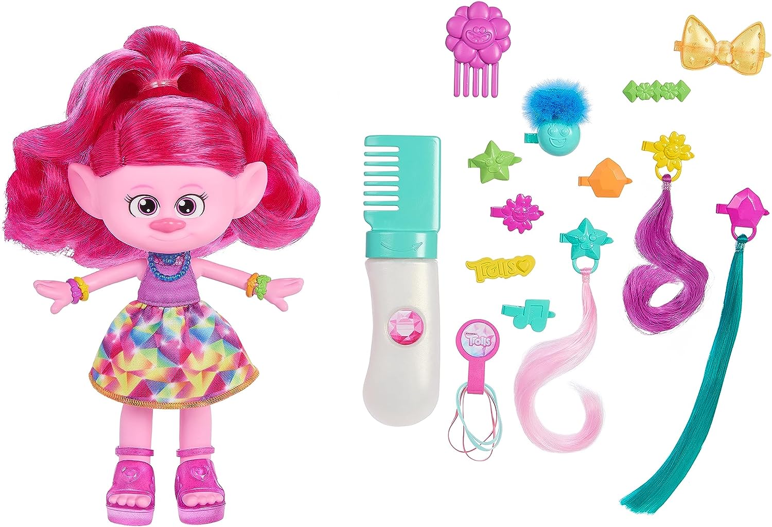 TROLLS World Tour Poppy Hair Style & Mold 