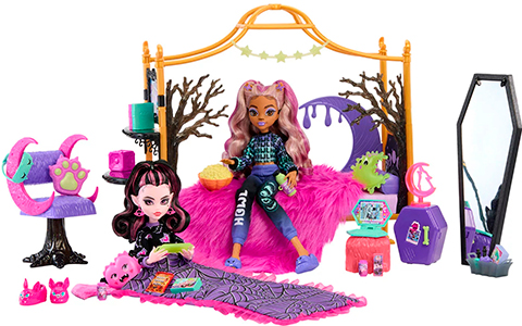 Monster High Hissfits 3 pack dolls set with Purrsephone, Meowlody